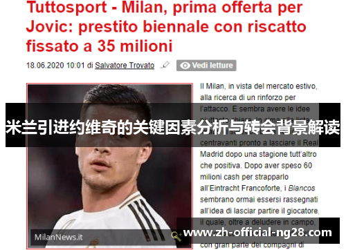米兰引进约维奇的关键因素分析与转会背景解读