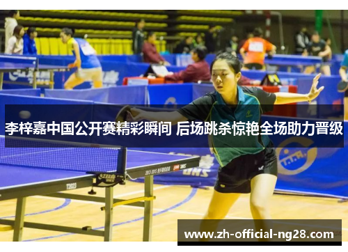 李梓嘉中国公开赛精彩瞬间 后场跳杀惊艳全场助力晋级 李梓嘉中国公开赛精彩瞬间 后场跳杀惊艳全场助力晋级